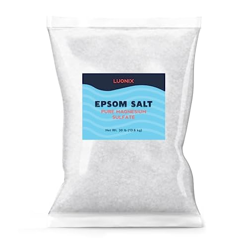 Epsom Salt, 30 lbs, Bulk, Bath Soak, DIY Bath Bombs