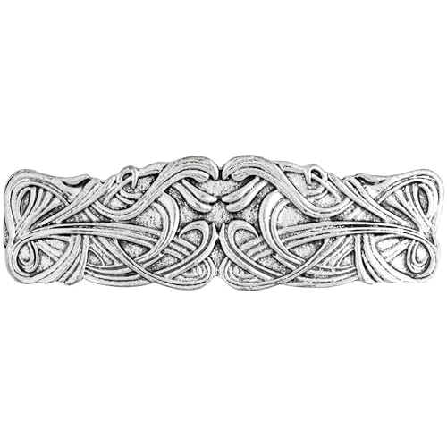 HAQUIL Viking Vintage Rectangular Hairclip, Retro Hair Clip, Celtic Knot Protection, Hair Barrettes Jewelry Hair Accessories Gift for Women