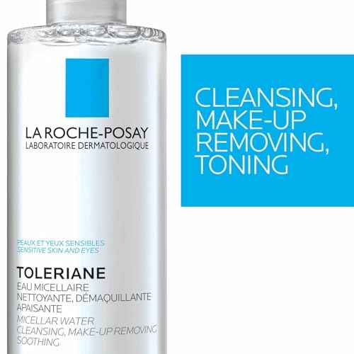 La Roche-Posay Micellar Cleansing Water for Sensitive Skin, Micellar Water Makeup Remover, Cleanses and Hydrates Skin, Gentle Face Toner, Oil Free