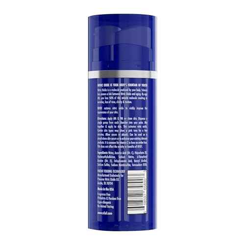 Nitric Oxide Activating Serum with Antioxidants | Hydrating Serum For Face | Decreases Wrinkles | Pore Minimizer | Improves Skin Texture | Helps Dark Spots | 1 Fl Oz, 30ml