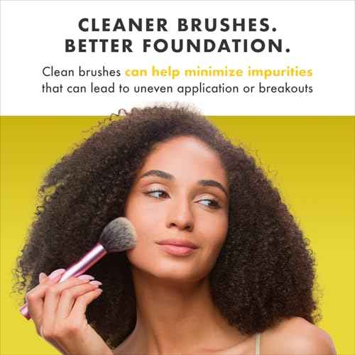 Cinema Secrets Original Makeup Brush Cleaner Kit - Professional Cleanser + Cleansing Tin for Makeup Brushes - Quick-Drying, Rinse-Free Formula - Removes Stubborn Waterproof Make Up - Lemon