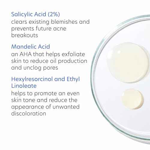 PCA SKIN Acne Gel, Acne Spot Treatment, 2% Salicylic Acid Serum, Anti Acne Serum, Evens Skin Tone, 1 fl oz Pump