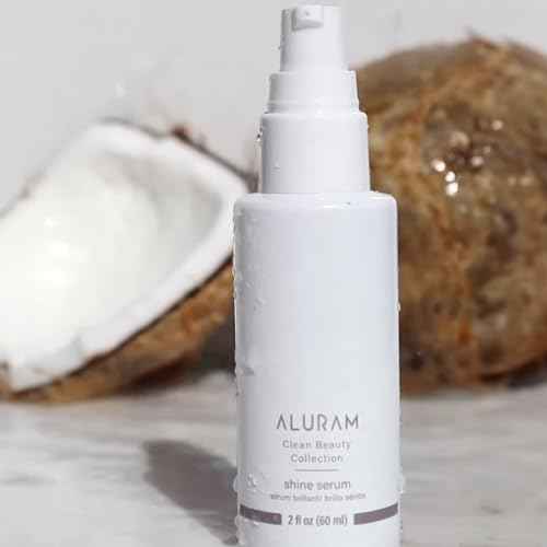 ALURAM Coconut Water Shine Serum, Frizz Elimination & Radiant Gloss for All Hair Types, 2 Fl Oz