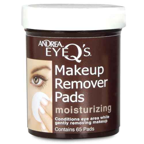 Andrea Eye Q's Moisturizing Makeup Remover, 65 Pads