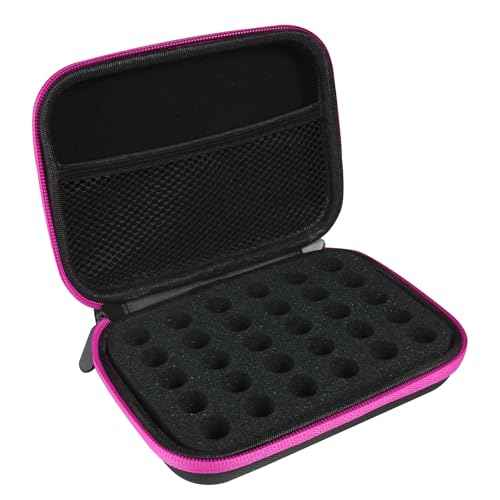 Essential Oil Storage Holder Organizer Carrying Case, Essential Oils Box Holds 30 Bottles 1ml- 3ml Bottle Travel Storage Organizer Bag for doTERRA & Young Living (Box Only)