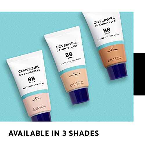 COVERGIRL Smoothers Lightweight Bb Cream With Spf 15, 810 Light To Medium Skin Tones,2 Count