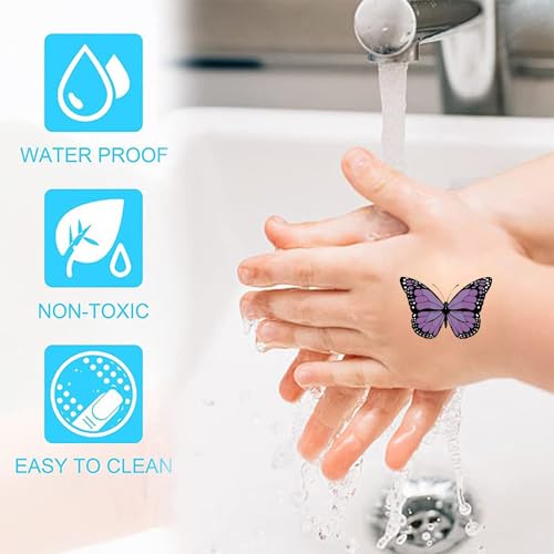 Y2K Temporary Tattoos Stickers 2000's Pink Retro Birthday Party Favors Decorations Supplies for Boys Girls Gifts Classroom School Prizes Rewards 20 Sheet