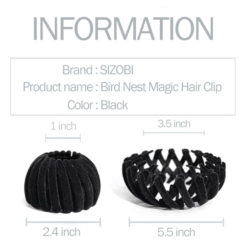 Gift Box Set-7PCS Bird Nest Magic Hair Clip with 7 Colors