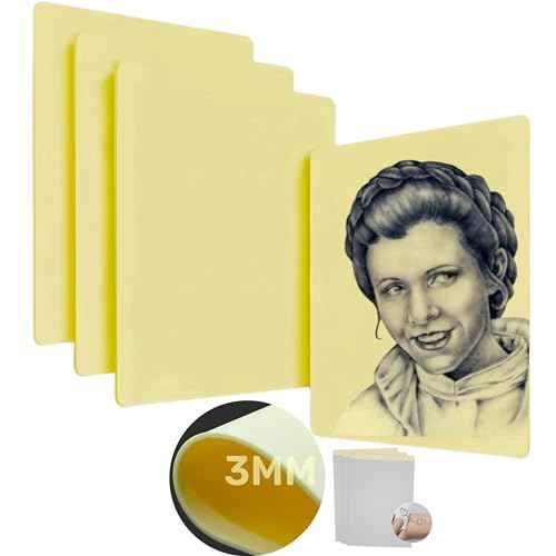 3mm Tattoo Practice Skin, 12x8 inch Double-Sided Thickened Blank Eyebrow Tattoo Fake Skin, Blank practice skin is ideal for beginners and tattoo artists