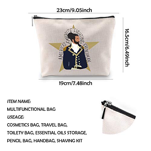 WCGXKO Musical Inspired Tote Bag Musical Gift America's Favorite Fighting Frenchman (Fighting Frenchman)