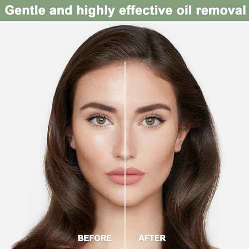 Natural Oil Blotting Sheets for Face With Travel Makeup Mirror- 3 Pack(300 sheets), Oil Absorbing Sheets for Face, Makeup Friendly High-performance Blotting Papers for Oily Skin