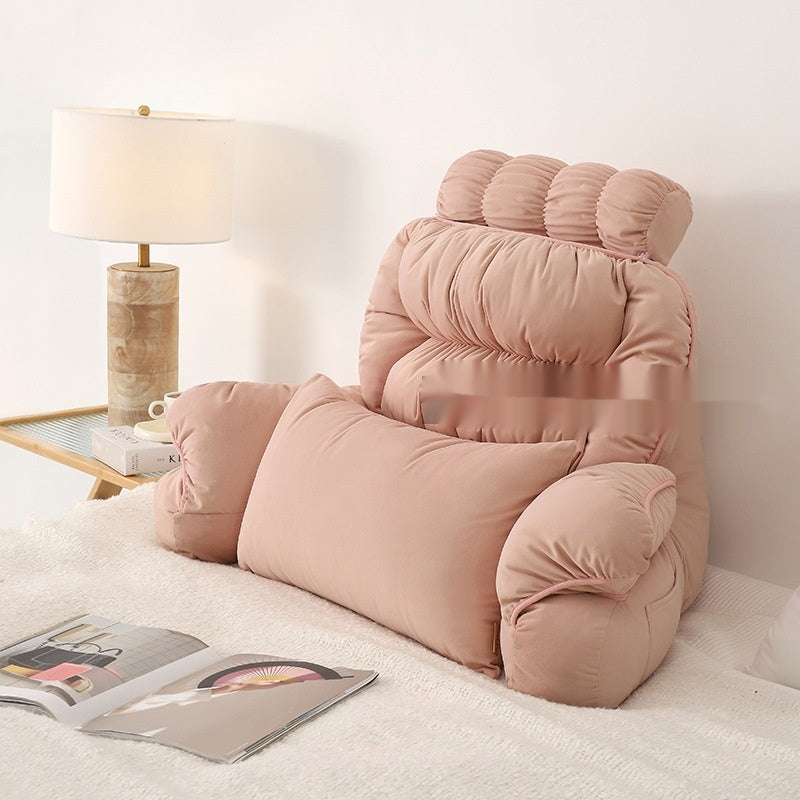 Backrest Pillow for Sofa Bed Support Cushion Neck and Waist Support