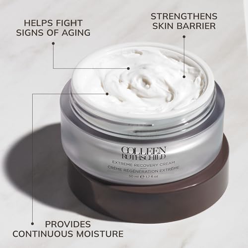 COLLEEN ROTHSCHILD Extreme Recovery Cream | Intensive Care for Dehydrated Skin | Maximum Moisture | Strengthens Barrier | Fights Wrinkles | Evens Skin Tone & Texture | All Skin Types