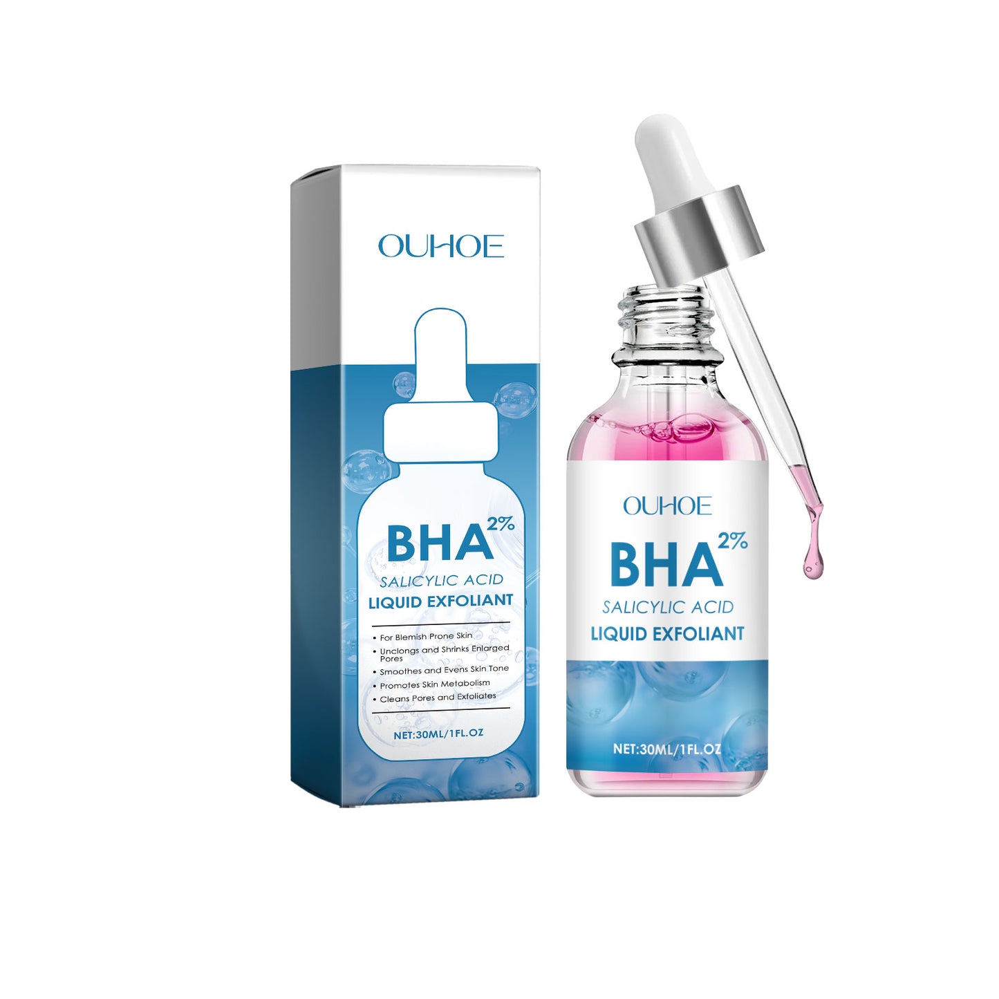 Exfoliating Facial Serum with Vitamin C - 30ml Skin Brightening Essence