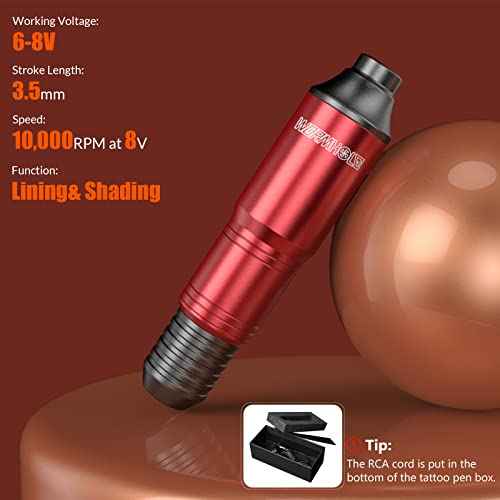 Wormhole Tattoo Kit Tattoo Gun Kit Cartridge Tattoo Machine Kit for Beginners Rotary Tattoo Machine Kit Tattoo Supplies WTK100