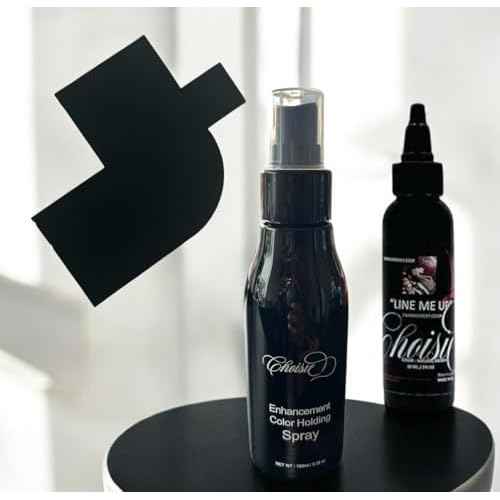 Hair Enhancer For Beard & Lineup Enhancement Color | Hair Enhancer For Beard & Lineup | Water Resistant Hairline Filler Spray | (Natural Brown Bundle)