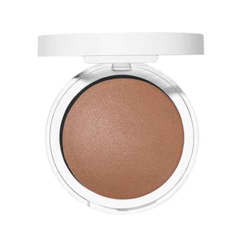 Well People Superpowder Bronzing Powder, Hydrating Baked Bronzing Powder For A Natural Glow, Semi-matte Finish, Vegan & Cruelty-free, Golden Hour
