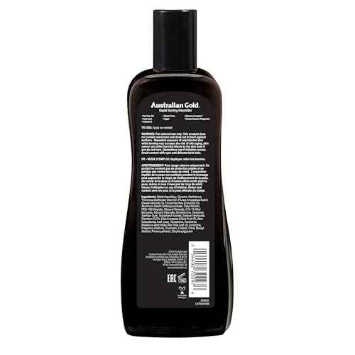 Australian Gold Rapid Tanning Intensifier Lotion, 8.5 Fl Oz | With Tea Tree Oil and Aloe Vera | Vitamin E
