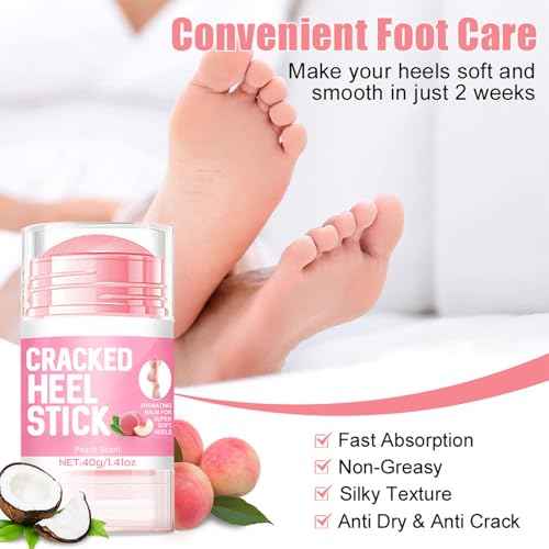 2pcs 60% Urea Hydrating and Anti-Cracking Foot Cream, 2025 Upgraded Moisturising and Relieves Cracking and Dryness Foot Cream for Dry Cracked Feet And Hands£¨aloe + peach£©