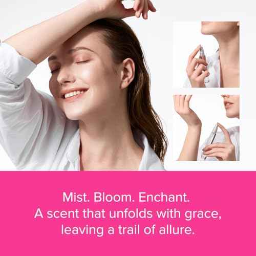 Pure Instinct BLOSSOM The Original Pheromone Infused Essential Oil Perfume Cologne - For Her Women - TSA Ready (Spray Bottle 0.31 Fl. Oz./9.2mL)