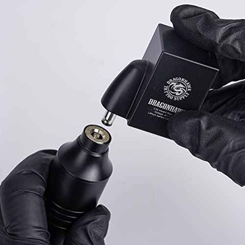 Dragonhawk Cordless Tattoo Battery Power Supply Lightweight Small Lcd Display Screen for Tattoo Pen Machine (DC)