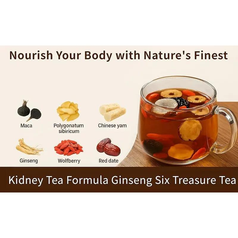 Eight Treasures Tea with Red Date & Goji Berry - Herbal Wellness Blend