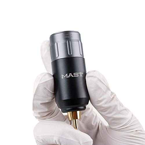 Mast Tattoo Tour Pro Pen Machine Kit, Two Wireless Cordless Batteries Power Supply, 20Pcs Cartridges Needles for Pro Tattoo & Scalp - Fine Tattoo Kit