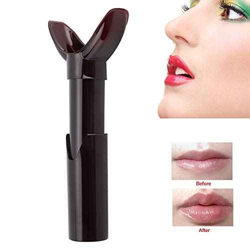 Lip Plumper Device, Portable Lip Pump Lip Enhancer, Lip Pump Suction Lip Enhancement Device Beauty Tool(Crimson)
