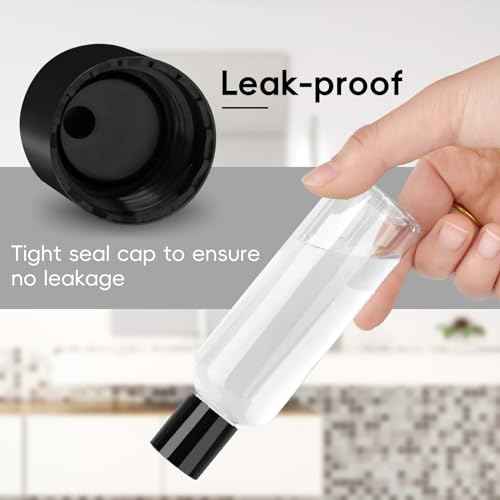 TUZAZO 10 Pack 3.4 oz Clear Travel Bottles for Toiletries TSA Approved Leakproof Travel Size Containers Empty Small Plastic Shampoo Lotion Bottles with Labels