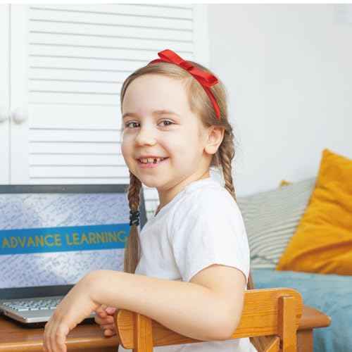 2PCS Bow Headbands Set for Girls Big Knotted Headbands Grosgrain Ribbon Hair Bows Cute Hair Hoop Top Knot Turban Hair Headband for Girls Teens Party Cosplay Decoration Hair Accessories