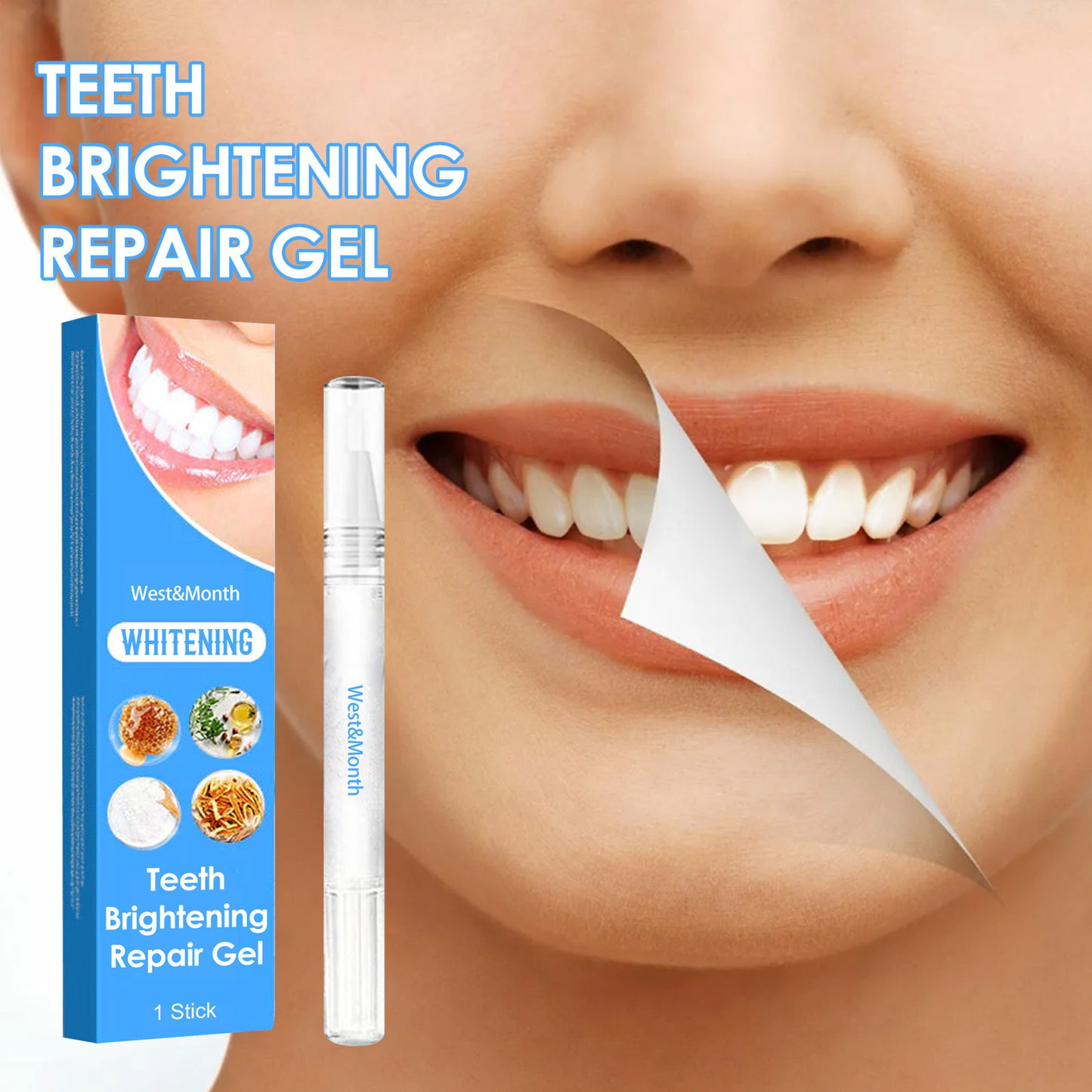 and Repair Pen - Natural Stain Remover for Brighter Smile