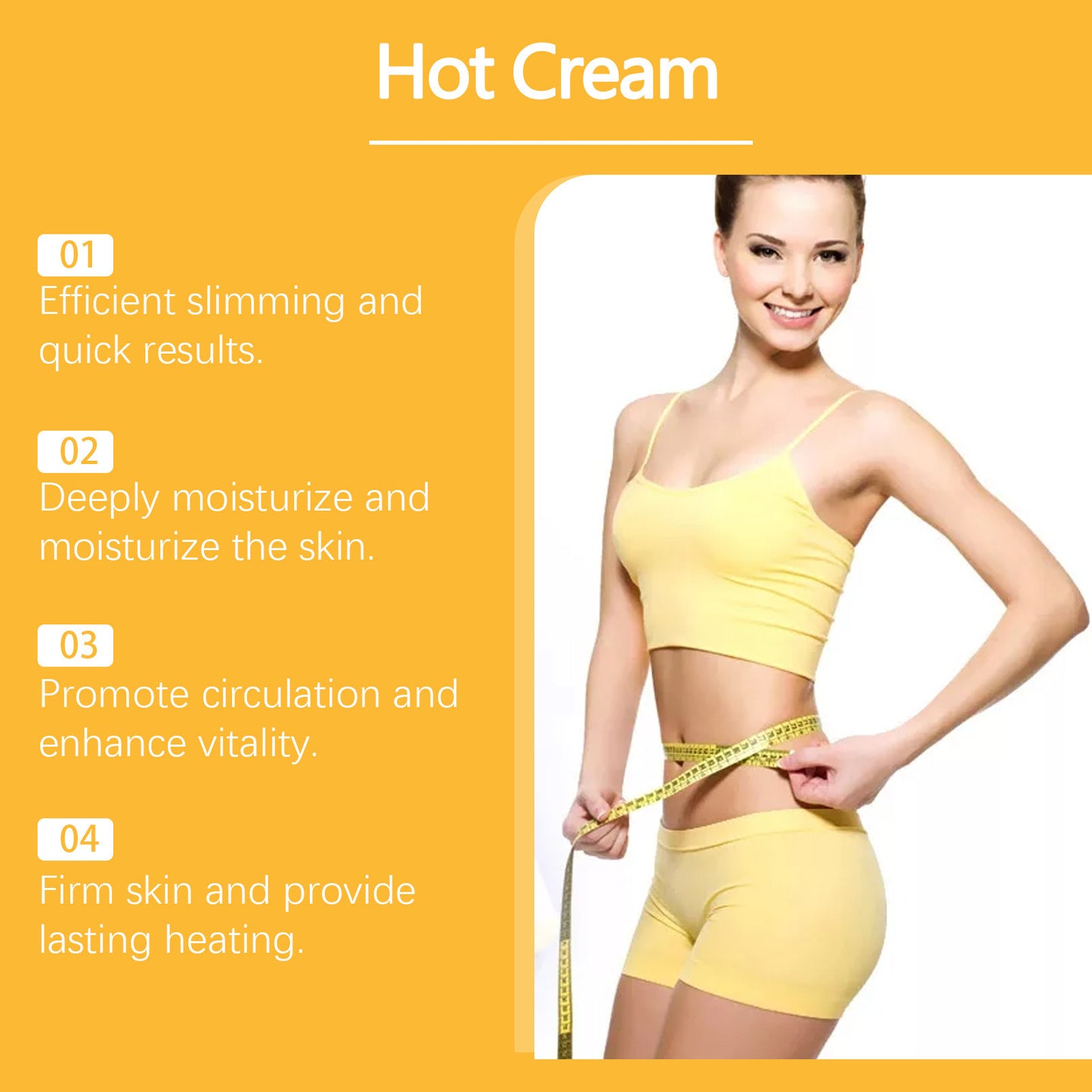 Moisturizing Body Cream for Skin Firming & Hydration - 120g