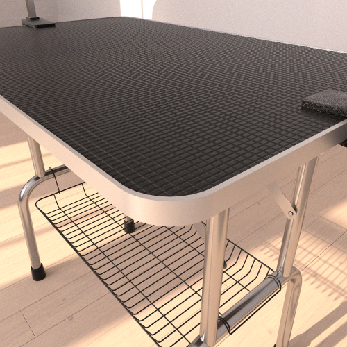 42-Inch Heavy Duty Pet Grooming Table with Adjustable Arms & Clips
