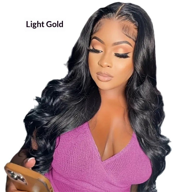Full Head Curly Wig with Lace Front and Big Wave Curls - Multiple Lengths & Colors