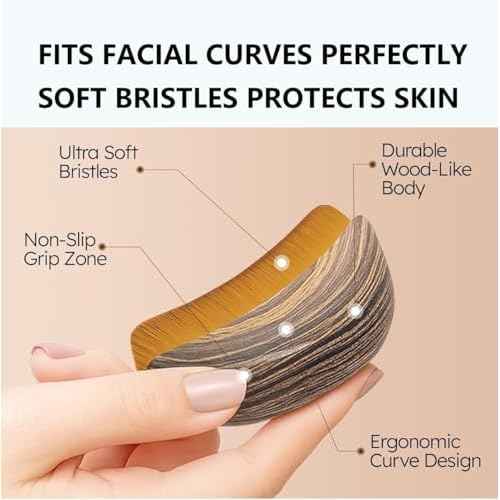 Lymphatic Contour Face Brush, Lymphatic Drainage Massager for Face,Ergonomically Designed to Fit The Skin Precisely and Relieve Fatigue (1Pcs)