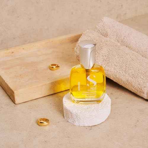 ALFAPARF MILANO Semi di Lino Cristalli Liquidi Hair Oil Serum and Reparative Anti-Breakage Fluid Set for Damaged Hair - Heat Protector - Repairs, Strengthens, Adds Shine - Vegan Formula