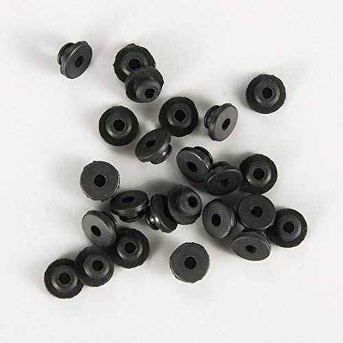 200 Pcs Tattoo Needle Grommets Black Silicone Tattoo Grommets Nipples for Tattoo Machine Needles Accessories
