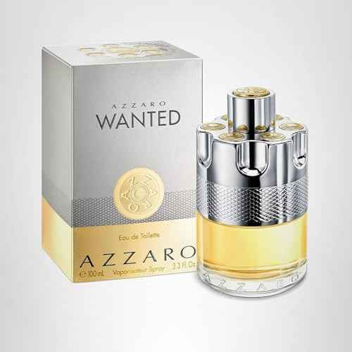 Azzaro Wanted Eau de Toilette - Vibrant & Irresistible Mens Cologne - Woody, Citrus & Spicy Fragrance - Cardamom, Lemon, Vetiver - Everyday Wear - Luxury Perfumes for Men - Full Size, 3.3 Fl. Oz