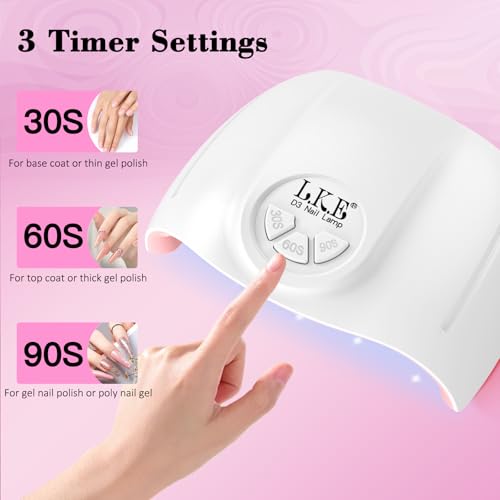 Gel Nail Polish Kit with UV Light, ARCWEISSO 36 Colors Gel Nail Polish Set with Base and Matte&Glossy Top Coat Soak Off All Season Nail Set Manicure Tools Gift for Women