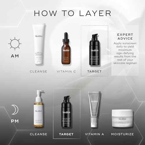 Medik8 Liquid Peptides Advanced MP - Peptide Serum - Face Serum for Wrinkle Reduction - Hydrating and Supports Collagen, Hyaluronic Acid - 1 oz