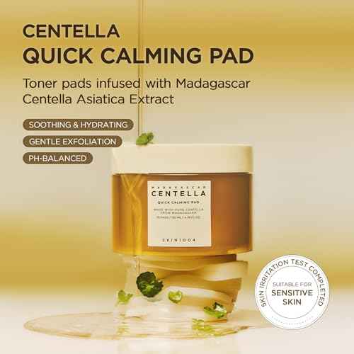 SKIN1004 Madagascar Centella Quick Calming Pad, 70 Pads