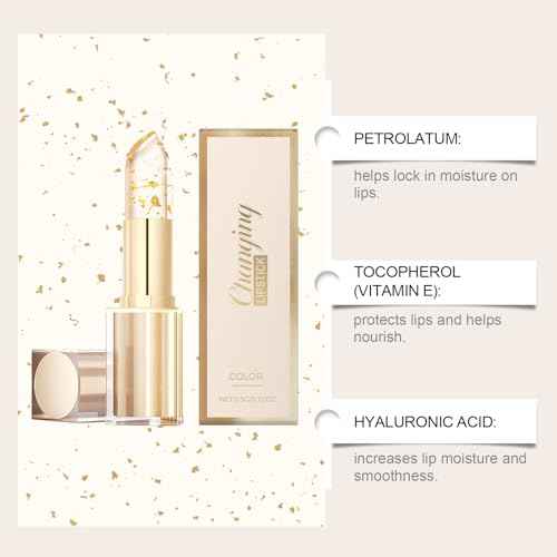 Color Changing Lipstick for Women, PH Lipstick Color Changing, Clear Lip stick That Changes Color (1PCS)