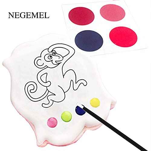 100 Pcs Disposable Makeup Lip Brushes PYO Cookie Paint Brushes Nail Polish Brushes Cosmetic Lip Brush Wands mini paint brushes for cookies (Black)