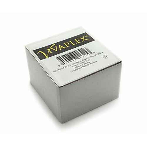 Vivaplex 24, Clear, 10 ml Glass Roll on Perfume Bottles with 3 ml Dropper