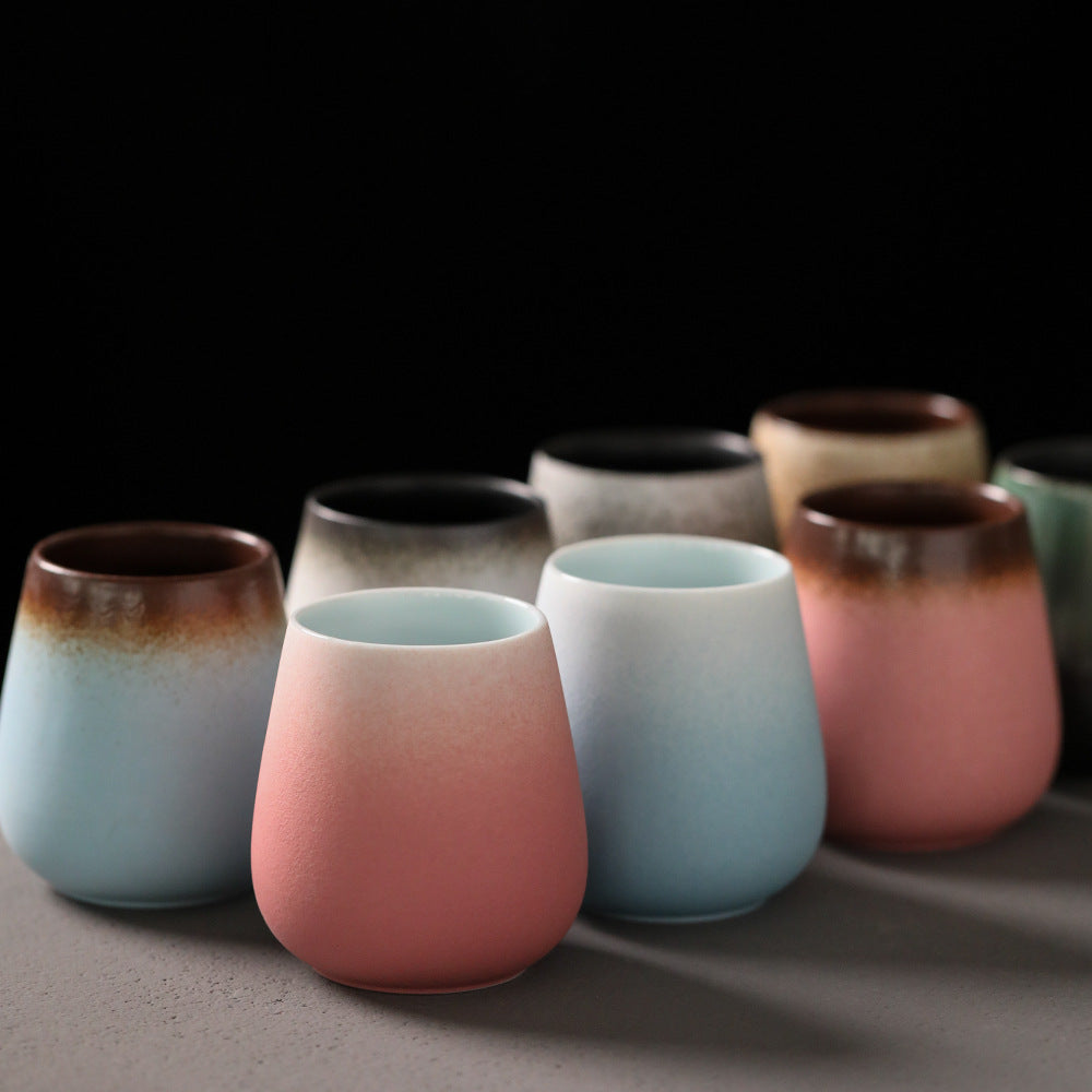 Japanese Style Ceramic Frost Mug - Creative High-Temperature Resistant Drinkware