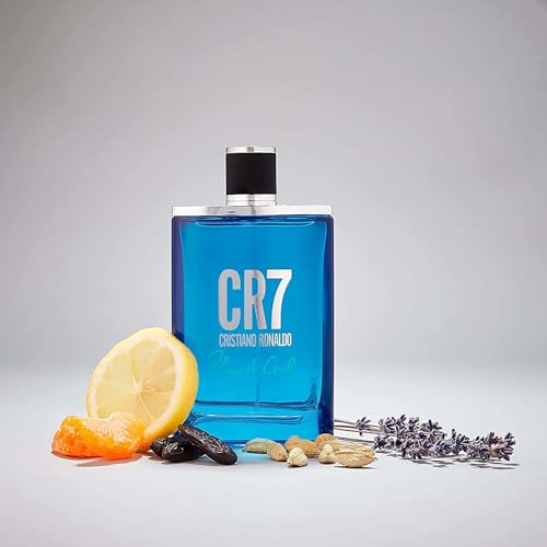 CR7 Play It Cool Cristiano Ronaldo - Eau De Toilette Cologne Scent for Men - With Mandarin, Bergamot, Lavender, and Musk - From Cristiano Ronaldo's Original Men's Fragrance Collection - 3.4 oz