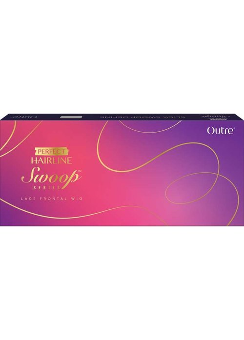 Outre Lace Front Wig - Perfect Hair Line 13X4 - Swoop Series - Swoop 8 (1B/DRFF SAPPHIRE FROST)
