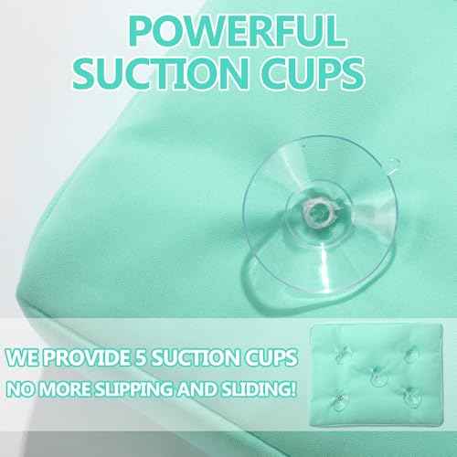 MABOZOO Bath Seat Pillow for Bathtub, Bathtub Seat Cushion For Tub with Non-Slip Suction Cups, Spa Pillow Shower Seat Cushion Bath Tub Cushion For Soaking Tub in Bathroom