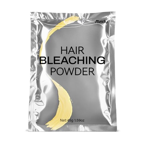 Hair Bleach, Professional Grade Bleach for Hair, Mild Bleach Powder Quickly Remove Hair Color for Hair Highlights & Lightening-A (45g /1.5 oz)