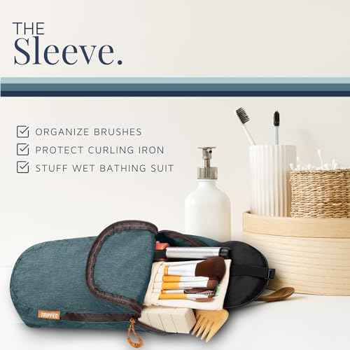 Toiletry Bag Kit Set: Hanging Travel Toiletry Bag + 311 TSA Cosmetic Liquid Bag + Ultralight Accessory Organizer Pouch